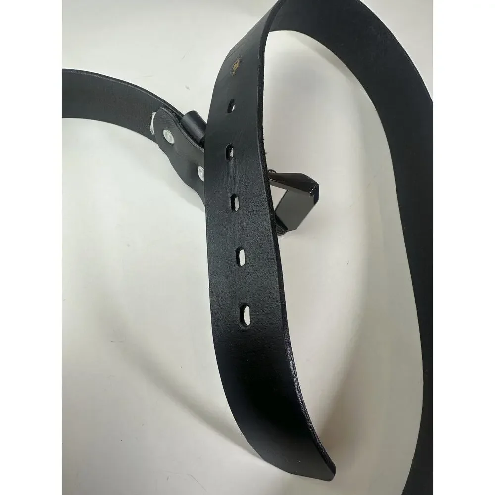 Levi's 100% Genuine Leather Belt in Smooth Leather Black 17LV0204 Men's Size 44